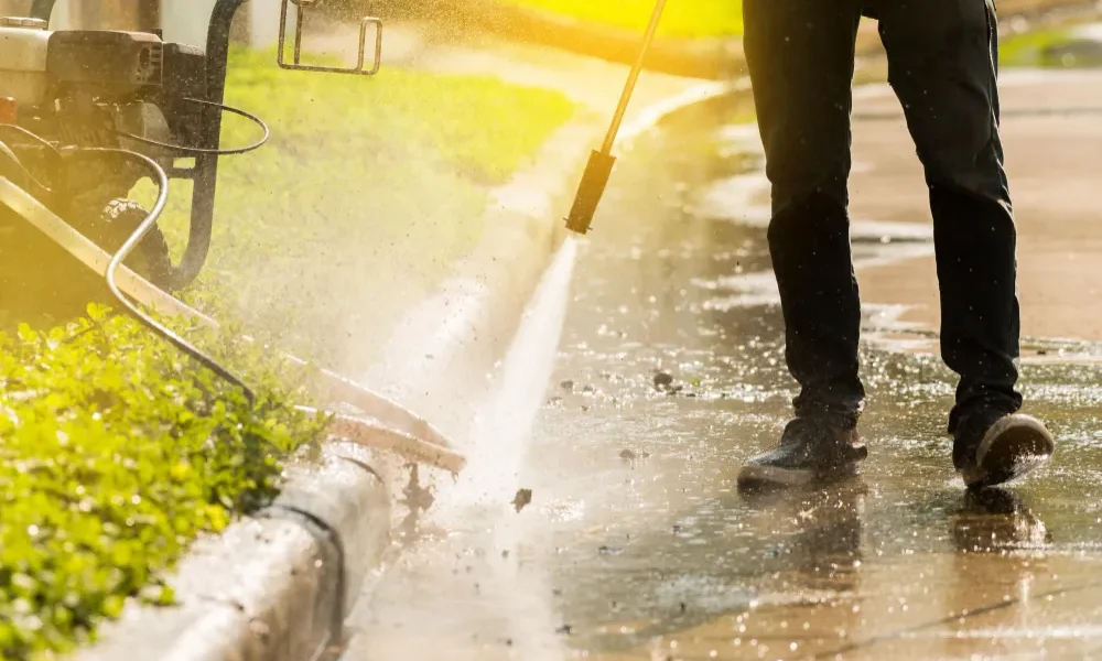 Außenreinigung mit Hochdruck2